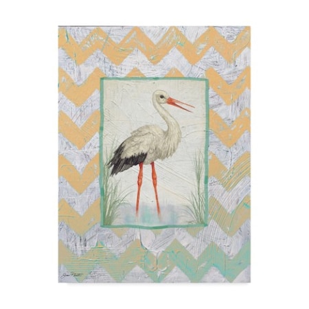 Jean Plout 'Crane' Canvas Art,18x24